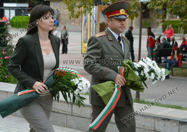 Хасково отбеляза с кратка церемония 113 г. от обявяването на Независимостта на България