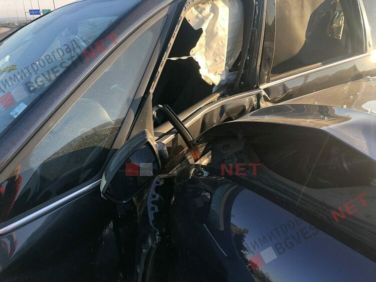 Катастрофа между Димитровград и Хасково, Мазерати нацели странично Форд