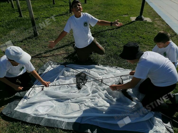 Кирилометодиевци представиха Кърджали в Европейската седмица на спорта, включвайки се в Спортното селище пред НДК