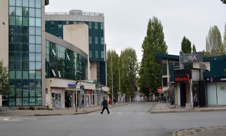 Задръствания в центъра на Хасково заради затворения булевард за сечта на тополи