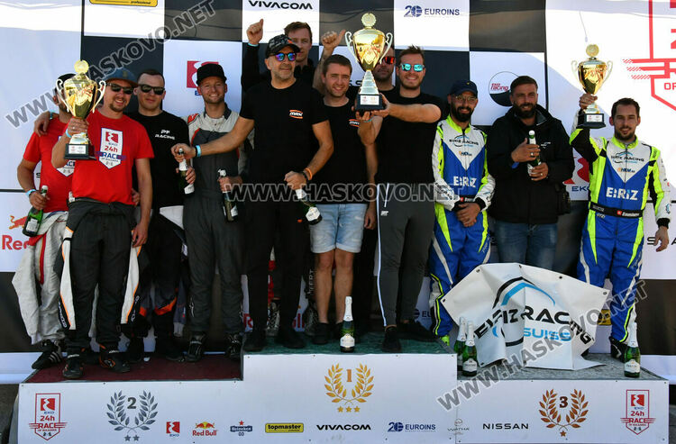 Българи са в призовата тройка на 24-часовото състезание на картинг пистата в Хасково