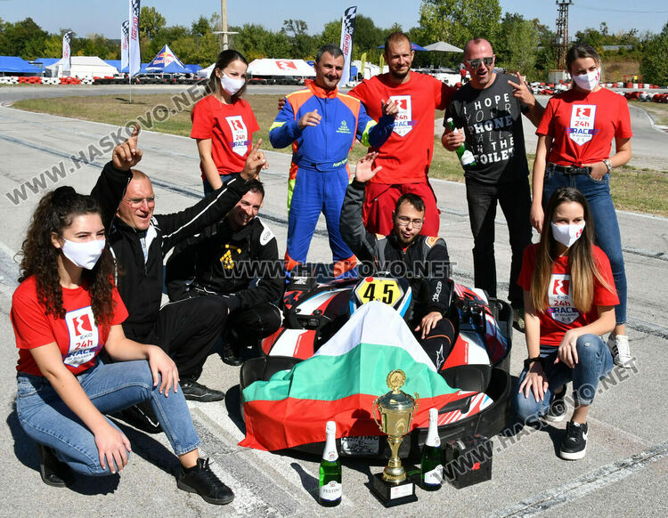 Българи са в призовата тройка на 24-часовото състезание на картинг пистата в Хасково