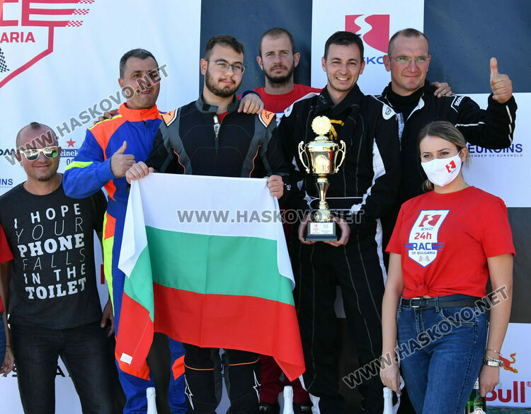 Българи са в призовата тройка на 24-часовото състезание на картинг пистата в Хасково