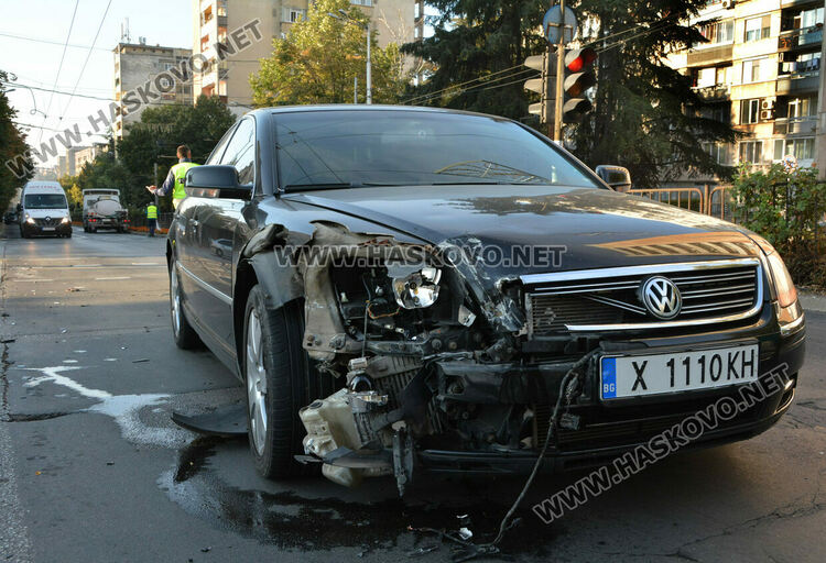 Дете пострада при катастрофа в Хасково