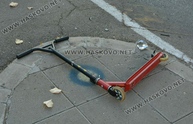 Дете пострада при катастрофа в Хасково