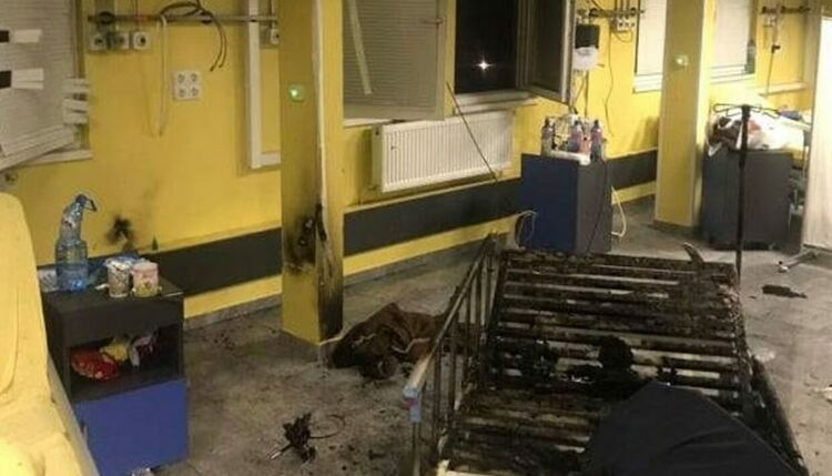 Пациентка предизвика пожар в ковид отделение