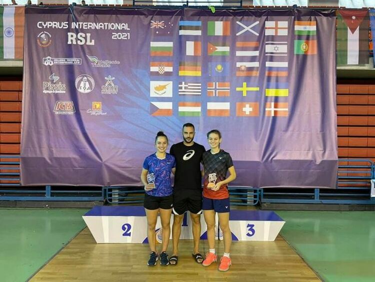 Трето място за Таня Иванова и Гергана Павлова в международен турнир по бадминтон