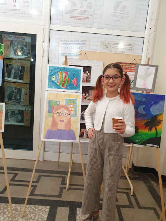 32 деца-художници изложиха творби в читалището