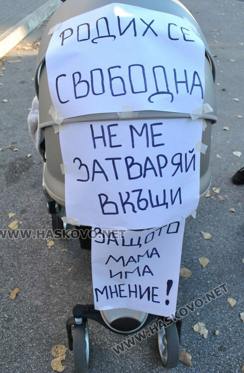 Миска протестира в Хасково срещу „зелените сертификати“