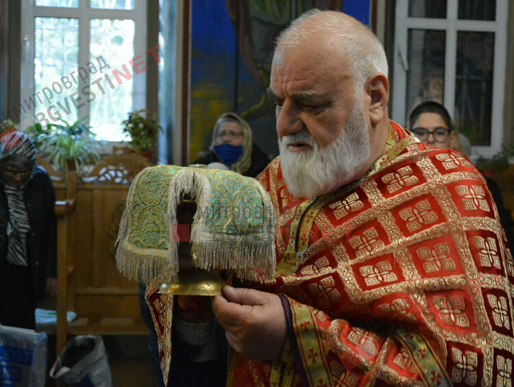 Почетоха Св.Димитър в едноименния храм в Димитровград