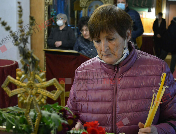 Почетоха Св.Димитър в едноименния храм в Димитровград