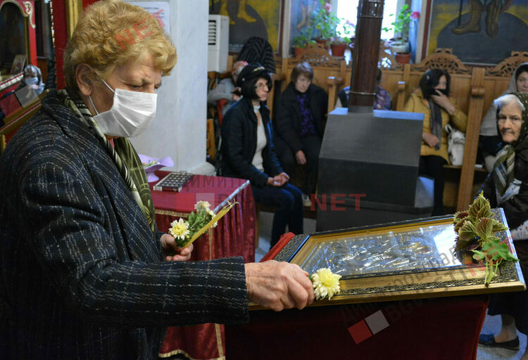 Почетоха Св.Димитър в едноименния храм в Димитровград