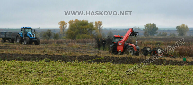 61-годишен загина на място след като се обърна с тракторче