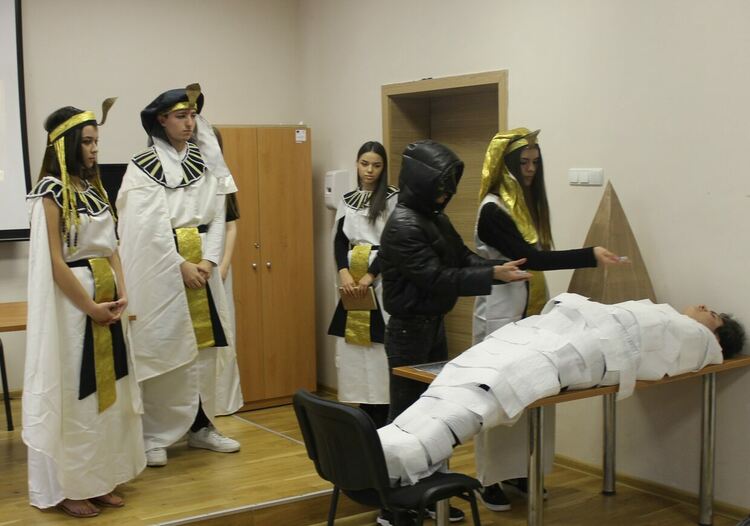 Езиковата на експедиция до Египет, Древна Елада и Рим