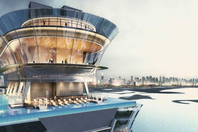 Най-високият инфинити басейн в света отваря в Дубай