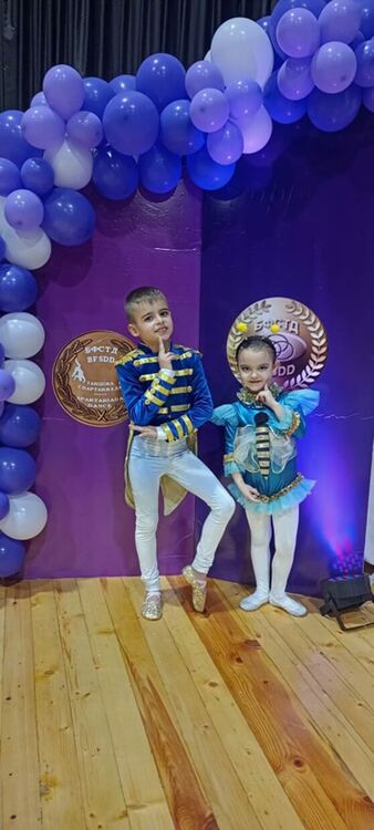 Малки таланти от "Галаксико" с 5 купи от Балканска танцова спартакиада