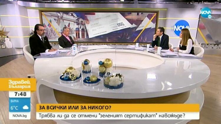 Адвокат-антиваксър ядоса Виктор Николаев в Нова телевизия