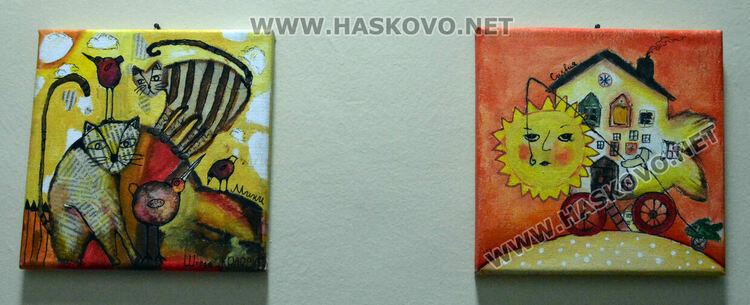 Малките художниците от „Колорит“ украсиха детска поликлиника в Хасково