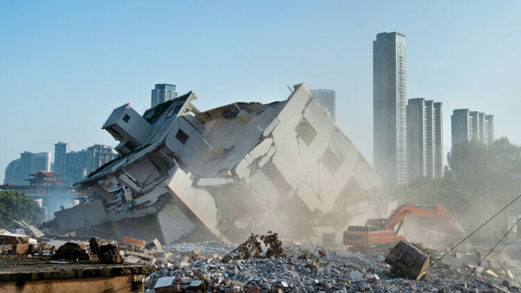 Две огромни сгради в Евквадор внезапно се сринаха