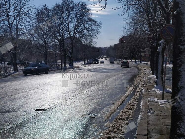 Слънчево,но студено днес в Кърджали