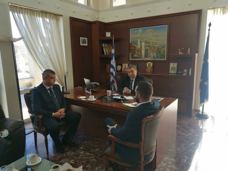 Областният управител Емил Хумчев проведе официална визита в Гърция