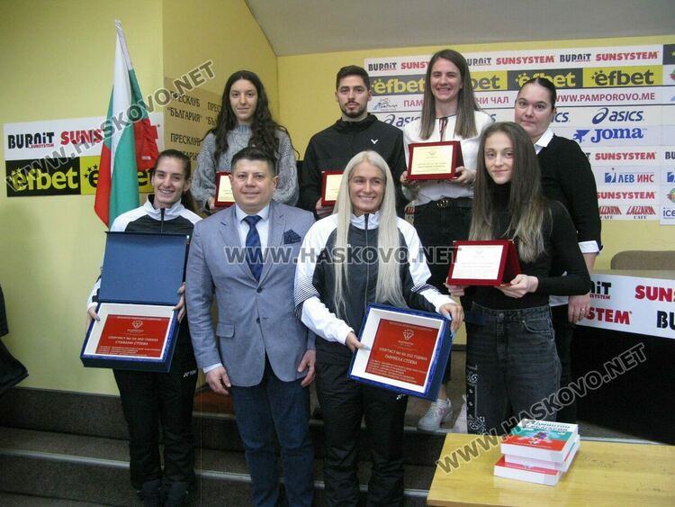 Трима хасковлии на върха на българския бадминтон