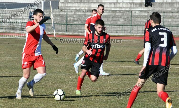 “Саяна Хасково” разби “Карнобат” в контролна среща, Ангел Здравчев с хеттрик