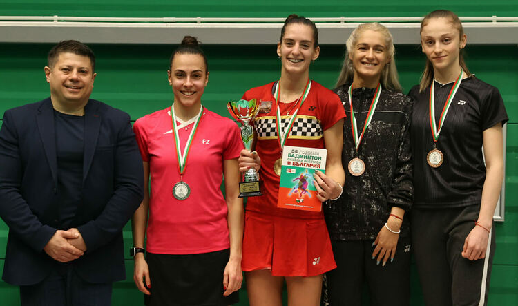 Пейо Бойчинов шампион на двойки при мъжете на държавното, Таня Иванова е с бронз