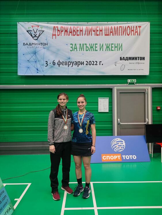 Пейо Бойчинов шампион на двойки при мъжете на държавното, Таня Иванова е с бронз