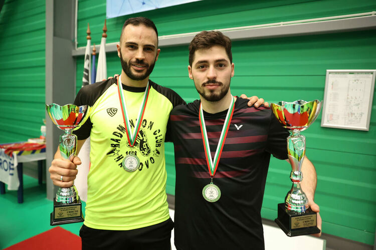 Пейо Бойчинов шампион на двойки при мъжете на държавното, Таня Иванова е с бронз