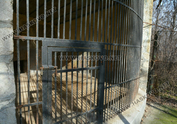 Вълкът на сигурно в клетката на мечката