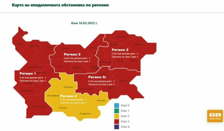 Кърджали се върна в жълтата зона