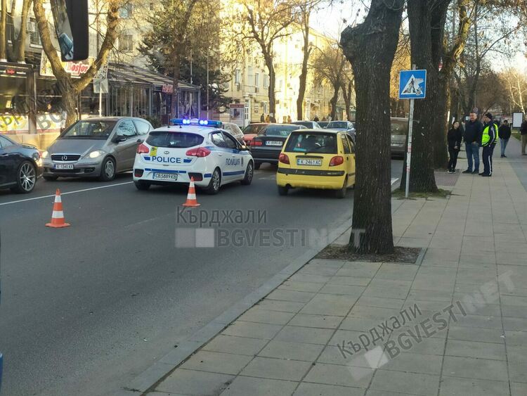 МВР:Блъснатата вчера в центъра жена е освободена за домашно лечение