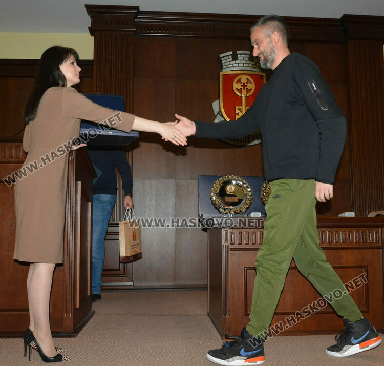 Янко Желев получи приза на Баскетболен клуб „Хасково“ за отбор на годината 