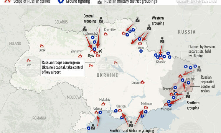 Тежки боеве в Киев
