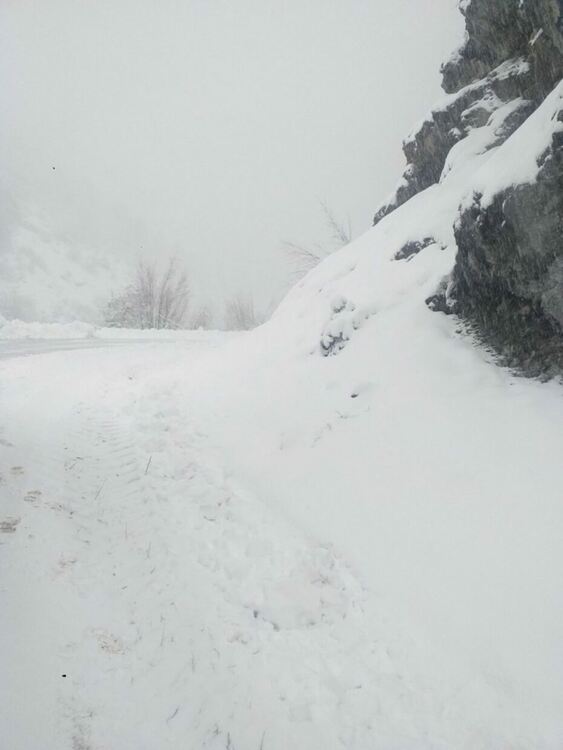 Четири машини чистят снега по високите асеновградски села