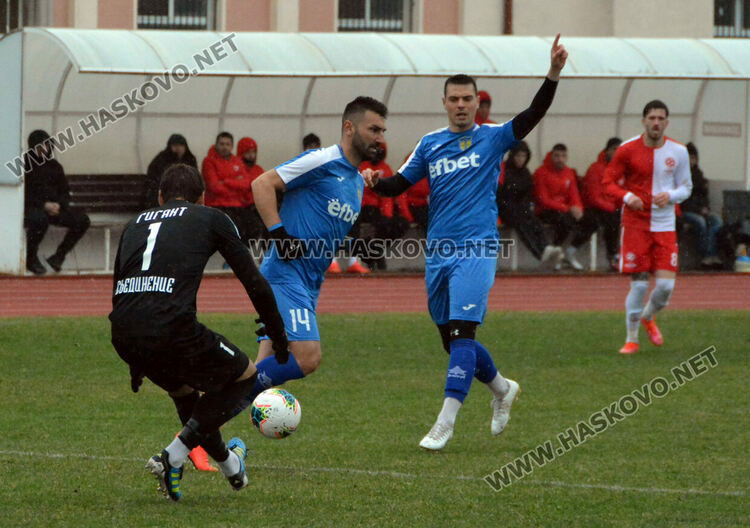 “Саяна Хасково” победи “Гигант” с гол на Вълчан Чанев
