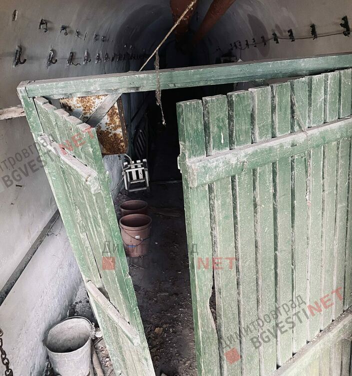 входа на укритие в Димитровград