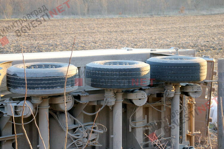 състоянието на гумите на камиона