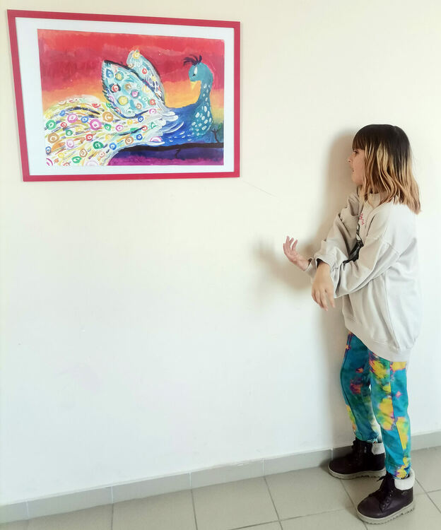 Училище „Шандор Петьофи“ се превърна в галерия за патронния си празник