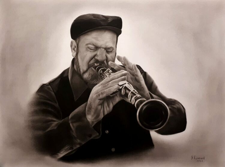 Любители на тракийската музика зарадваха Ибряма с портрет за 70-годишнината му