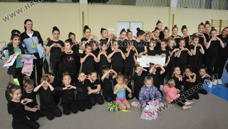 Националка от отбор на Украйна по художествена гимнастика стана част от „Аида“ в Хасково