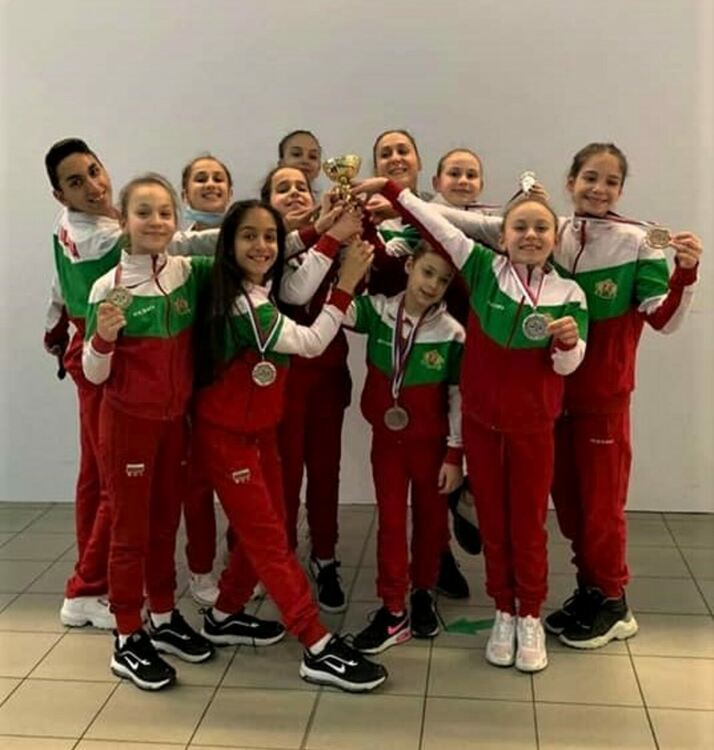 Добро представяне на хасковските спортисти на турнира по аеробика  в Братислава