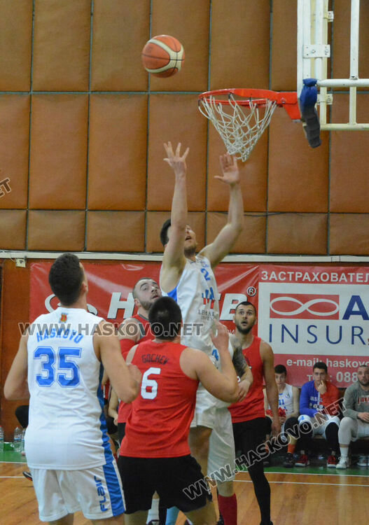 111:49 за баскетболния тим на Хасково срещу „Кралете на долината“