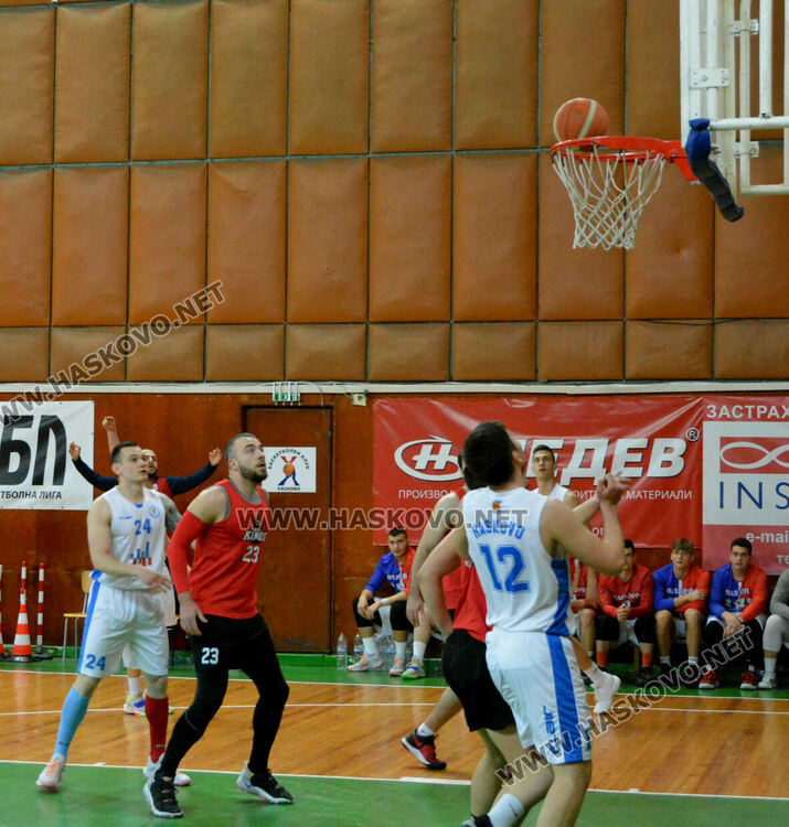 111:49 за баскетболния тим на Хасково срещу „Кралете на долината“