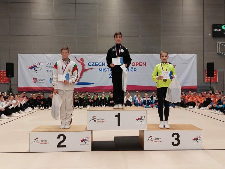 Силно представяне на „Мега спорт“ в открития турнир по спортна аеробика в Чехия