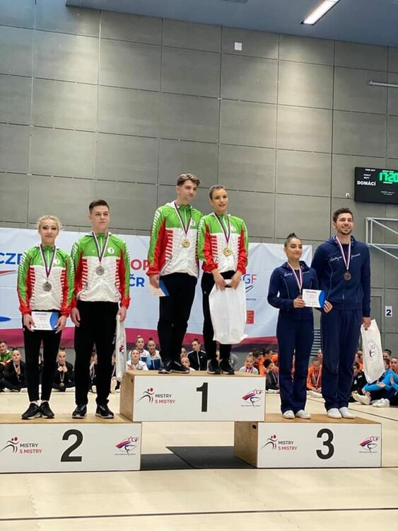 Силно представяне на „Мега спорт“ в открития турнир по спортна аеробика в Чехия