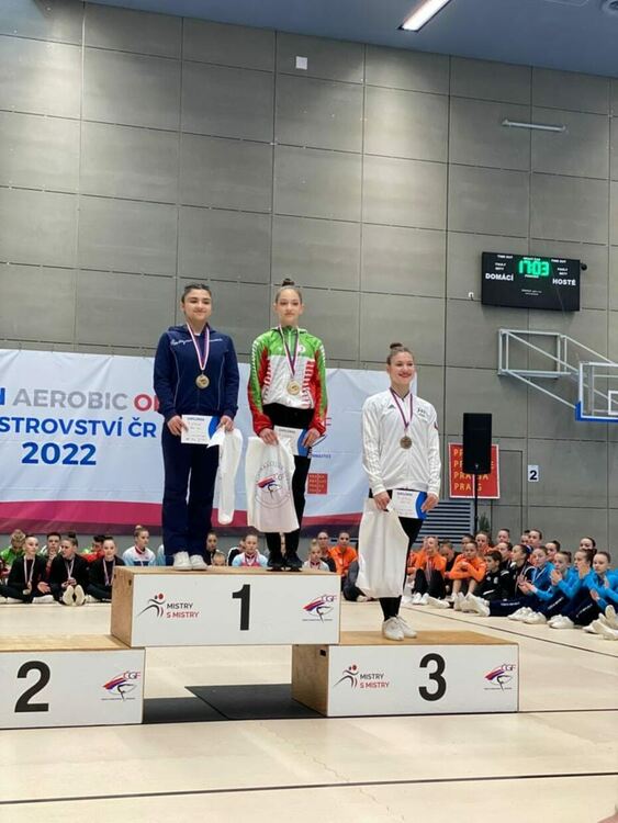 Силно представяне на „Мега спорт“ в открития турнир по спортна аеробика в Чехия