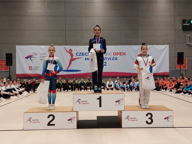 Силно представяне на „Мега спорт“ в открития турнир по спортна аеробика в Чехия