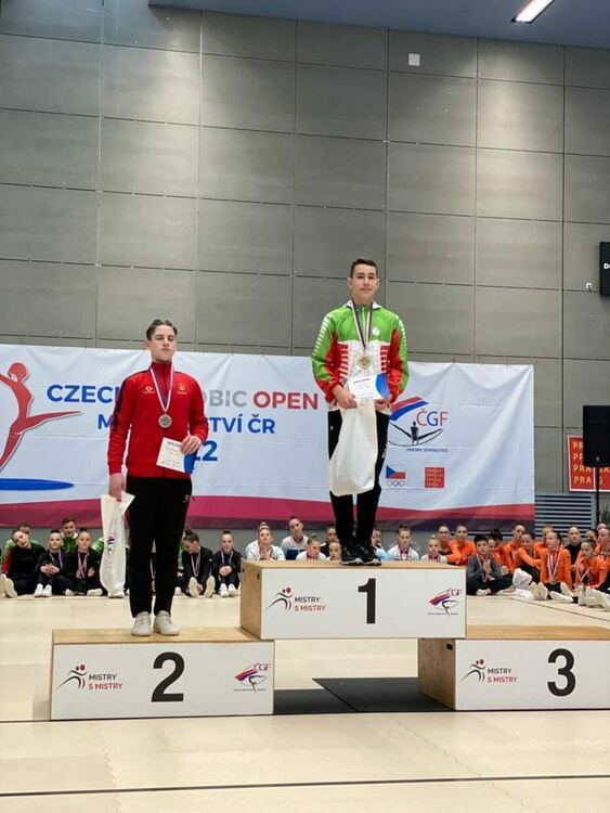 Силно представяне на „Мега спорт“ в открития турнир по спортна аеробика в Чехия